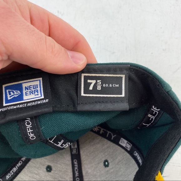 Oakland A's Hat New Era 59Fifty Fitted On Field - Picture 8 of 8